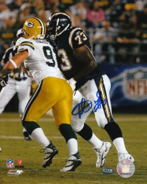Marcus McNeill Autographed San Diego Chargers 8x10 Photo-Powers Sports Memorabilia