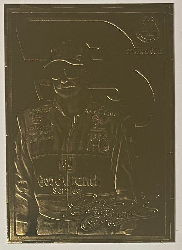 Dale Earnhardt, Sr. 22 K Gold Card #3 (Intimidator/Childress Racing)-Powers Sports Memorabilia