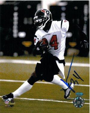 Vernand Morency Autographed Houston Texans 8x10 Photo- Morency Hologram-Powers Sports Memorabilia