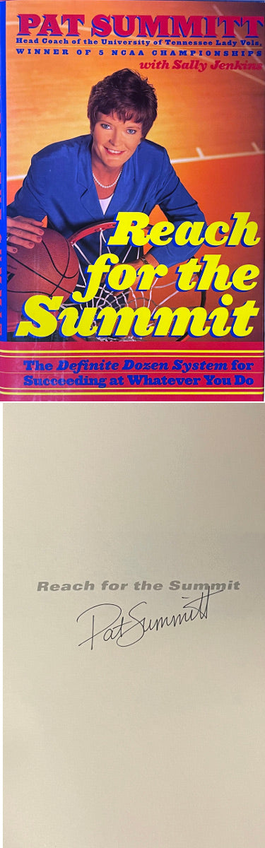Pat Summitt Autographed 1998 Reach For The Summit Lady Vols Hardcover Book- New- COA - CTBL_040988-Powers Sports Memorabilia