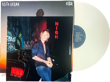 Keith Urban Autographed 2024 HIGH 11x11 Art Insert Album Cover/LP/Vinyl/Record- COA-Powers Sports Memorabilia