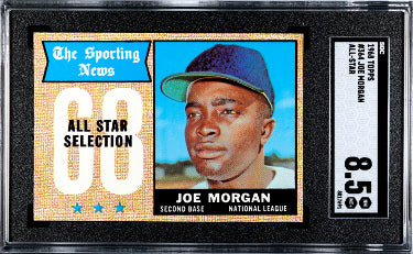 Joe Morgan 1968 Topps Sporting News All-Star Card #364- SGC Graded 8.5 NM-MT+ (Houston Colt .45s/Astros/Cincinnati Reds)-Powers Sports Memorabilia