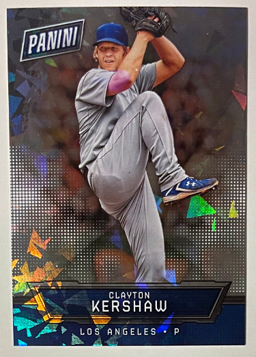 Clayton Kershaw 2016 Panini The National Convention Cracked Ice Foil Card #8- /25 (Los Angeles Dodgers)-Powers Sports Memorabilia
