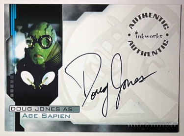 Doug Jones Autographed 2004 Inkworks Hellboy Abe Sapien Authentic On Card Auto-Powers Sports Memorabilia