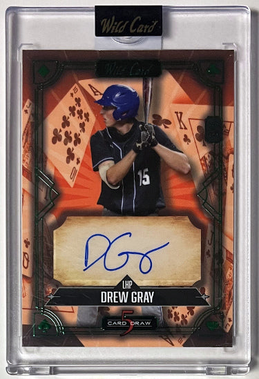 Drew Gray Autographed 2024 Wild Card 5 Card Draw Auto Card #5CDCL-DGA (Chicago Cubs/Factory Sealed)-Powers Sports Memorabilia