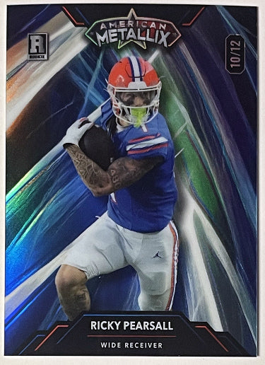 Ricky Pearsall 2023 Wildcard American Metallix (RC) Card #WML-RP- /12 (Florida Gators)-Powers Sports Memorabilia