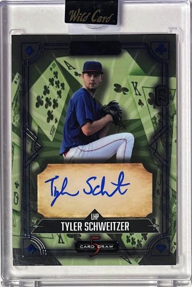 Tyler Schweitzer Autographed 2024 Wild Card 5 Card Draw Auto Card #5CDCL-TS- /3 (Chicago White Sox/Factory Sealed)-Powers Sports Memorabilia