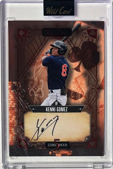 Kenni Gomez Autographed 2024 Wild Card 5 Card Draw Auto Card #5CDV-KGA- /5 (Houston Astros/Factory Sealed)-Powers Sports Memorabilia