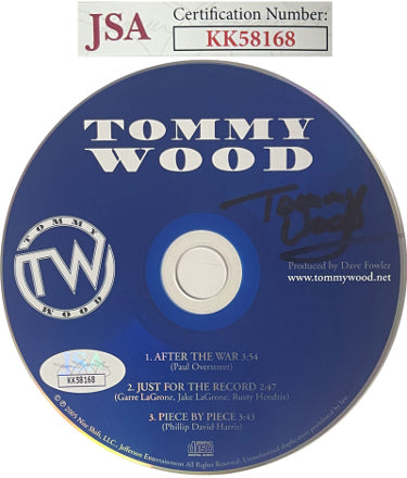 Tommy Wood Autographed 2005 Self Titled 3 Track CD w/ Case. Note: CD/Case Only/No cover booklet- JSA #KK58168-Powers Sports Memorabilia