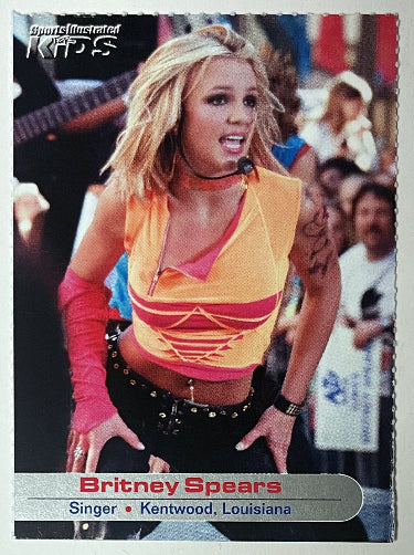 Britney Spears 2001 Sports Illustrated for Kids Pop Culture Rookie Card (RC) #43-Powers Sports Memorabilia