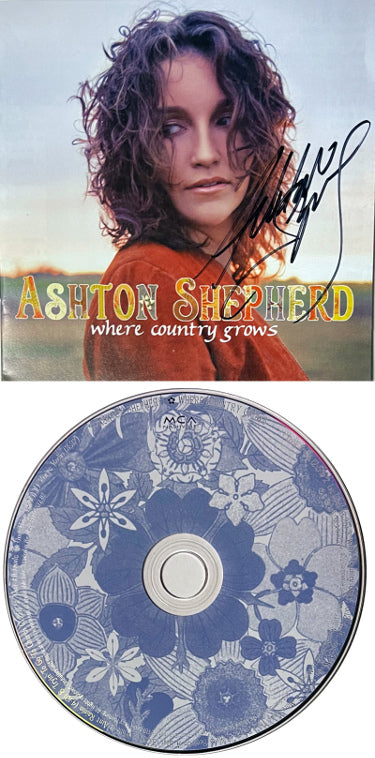 Ashton Shepherd Autographed 2011 Where Country Grows Album Cover Booklet w/ CD & Case- COA-Powers Sports Memorabilia