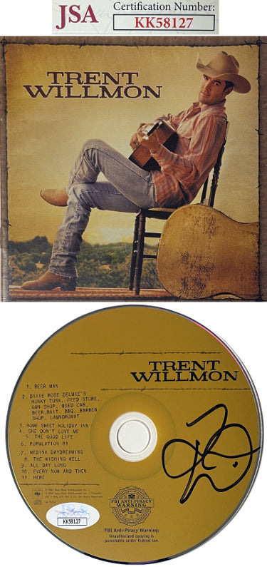 Trent Willmon Autographed 2004 Self Titled Album CD w/ Cover Booklet & Case- JSA #KK58127-Powers Sports Memorabilia