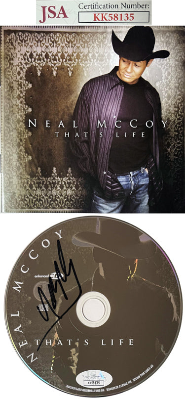 Neal McCoy Autographed 2005 That's Life CD w/ Cover Booklet & Case- JSA #KK58135-Powers Sports Memorabilia