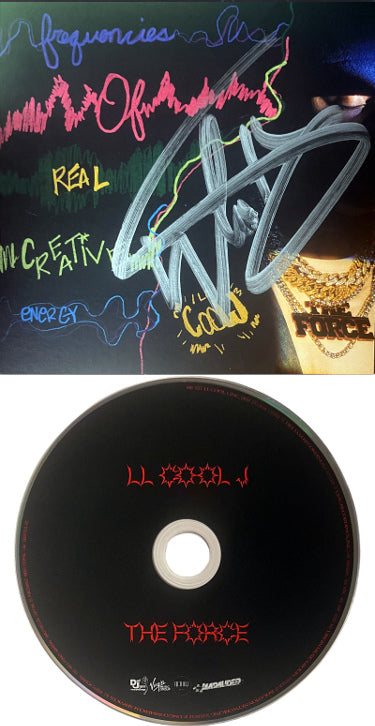 LL Cool J Autographed 2023-24 The Force CD Autographed 5x5 Art Insert Auto/Booklet/Case- COA - CTBL_041872-Powers Sports Memorabilia
