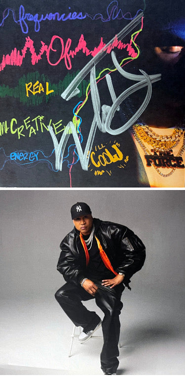 LL Cool J Autographed 2023-24 The Force Autographed 5?ǥx5?ǥ Art Insert CD Card (No CD) imperfect- COA - CTBL_041878-Powers Sports Memorabilia