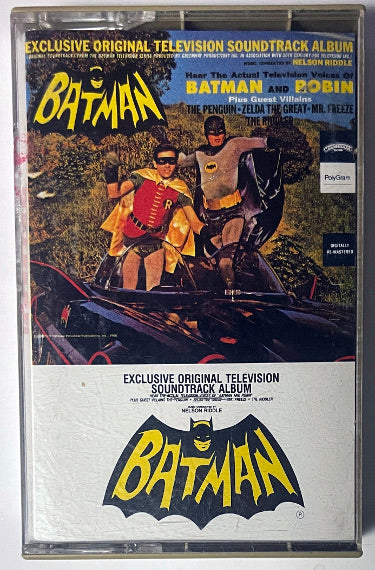 BATMAN Cassette Tape 1966 Exclusive Original Television Soundtrack Album-Powers Sports Memorabilia