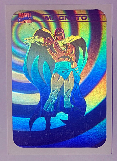 Magneto 1990 Impel Marvel Universe Series I Hologram Card #MH2-Powers Sports Memorabilia