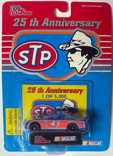 1996 Richard Petty Racing Champions #43 NASCAR STP 25th Anniversary 1/64 Diecast Car- Factory Sealed-Powers Sports Memorabilia