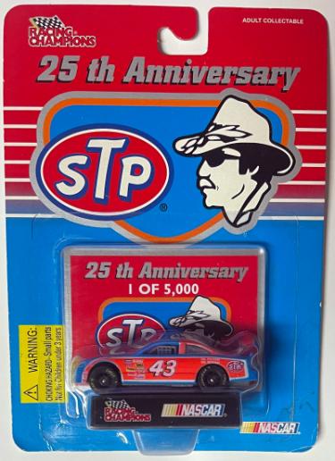 1996 Richard Petty Racing Champions #43 NASCAR STP 25th Anniversary 1/64 Diecast Car- Factory Sealed - CTBL_041932-Powers Sports Memorabilia