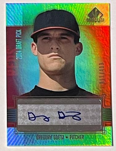 Gregory Goetz Autographed 2004 SP Prospects Rookie Auto Card #GG- /400 (Cincinnati Reds)-Powers Sports Memorabilia