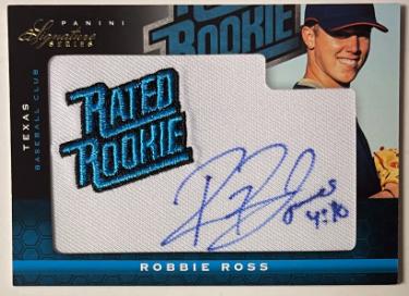 Robbie Ross Autographed 2012 Panini Signature Series Rated Rookie RPA Card #139- /299 (Texas Rangers)-Powers Sports Memorabilia