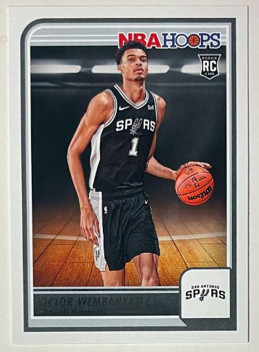 Victor Wembanyama 2023-24 Panini NBA Hoops Rookie Card (RC) #277 (San Antonio Spurs)-Powers Sports Memorabilia