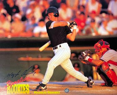 Magglio Ordonez Autographed Signature Rookies 8x10 Photo- COA (White Sox/Tigers)-Powers Sports Memorabilia