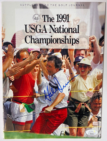 Hale Irwin Autographed 1991 USGA National Championships Full Magazine- JSA #EE63234 (no label)-Powers Sports Memorabilia