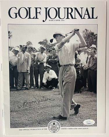 Byron Nelson Autographed Golf Journal Full Magazine March/April 1994- JSA #EE63415 (No Label)-Powers Sports Memorabilia