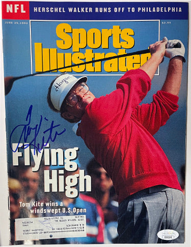 Tom Kite Autographed Sports Illustrated Full Magazine June 29, 1992- JSA #EE63248 (US Open)-Powers Sports Memorabilia