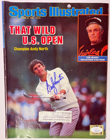 Andy North Autographed Sports Illustrated Full Magazine 6/24/1985- JSA #EE63395 (US Open)-Powers Sports Memorabilia