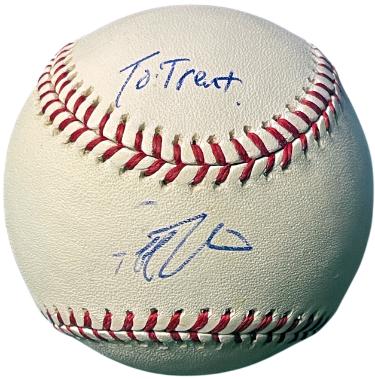 Geoff Jenkins Autographed Official Rawlings Major League Baseball To Trent- COA (Phillies/Brewers)-Powers Sports Memorabilia