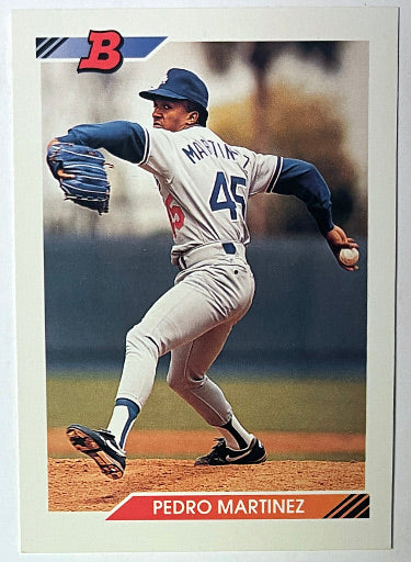 Pedro Martinez 1992 Bowman Rookie Card (RC) #82 (Dodgers/Red Sox/Mets/HOF/8XAS) - CTBL_042124-Powers Sports Memorabilia