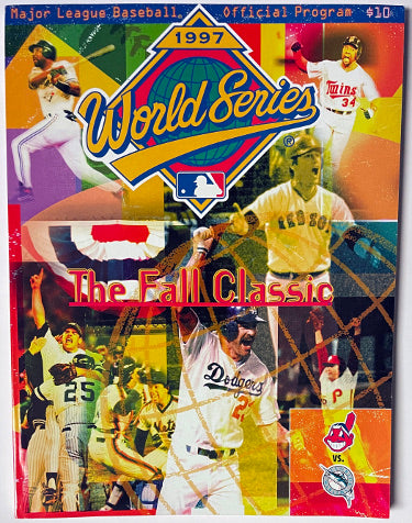 1997 World Series MLB Game Program- Florida Marlins vs Cleveland Indians- New/Unused/Excellent Condition-Powers Sports Memorabilia