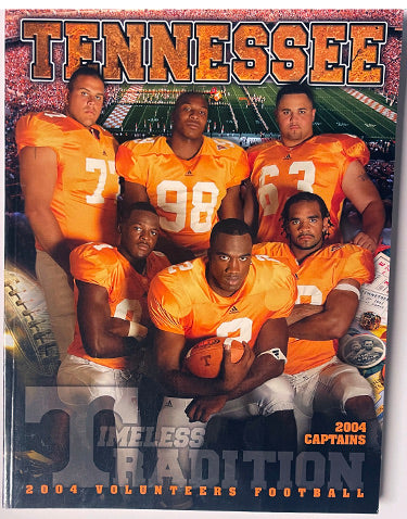 Tennessee Volunteers 2004 College Football Official Media Guide/Program minor bend/crease-Powers Sports Memorabilia