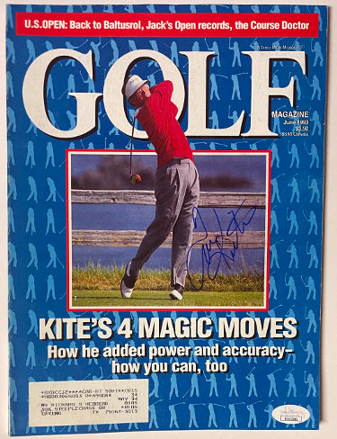 Tom Kite Autographed Golf Full Magazine June 1993- JSA #EE63245 (US Open)-Powers Sports Memorabilia