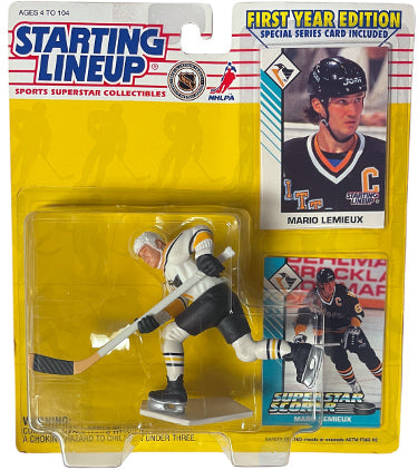 Mario Lemieux 1993 Kenner Starting Lineup MOC Hockey Pittsburgh Penguins Figure w/Card-Powers Sports Memorabilia