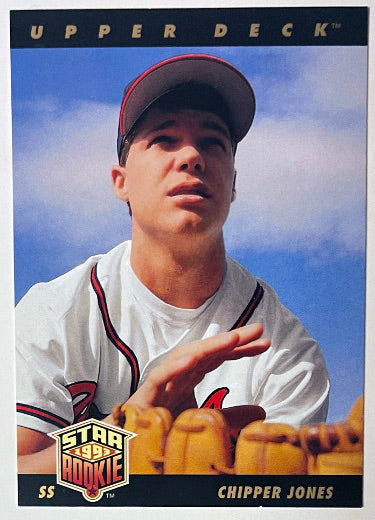 Chipper Jones 1993 Upper Deck Rookie Card (RC) #24 (Atlanta Braves)-Powers Sports Memorabilia