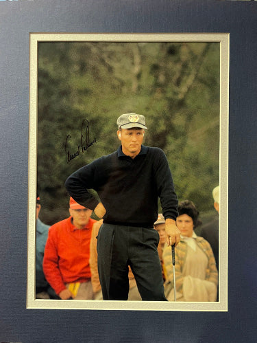 Arnold Palmer Autographed 1962 Masters Vintage PGA Golf 10x14 Photo ?Çô Beckett (Matted 13x16.25)-Powers Sports Memorabilia