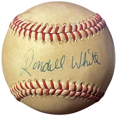 Rondell White Autographed Wilson Official South Atlantic League Baseball imperfect- COA (Montreal Expos)-Powers Sports Memorabilia