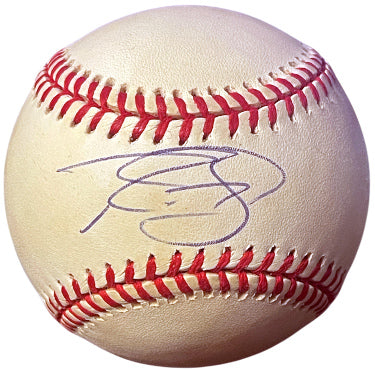 Russell Branyan Autographed Rawlings Official American League Baseball minor tone- COA (Indians/Reds/Cardinals)-Powers Sports Memorabilia
