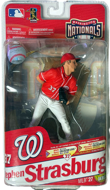 Stephen Strasburg MLB 2011 Washington Nationals Figure Series 27- McFarlane Toys-Powers Sports Memorabilia