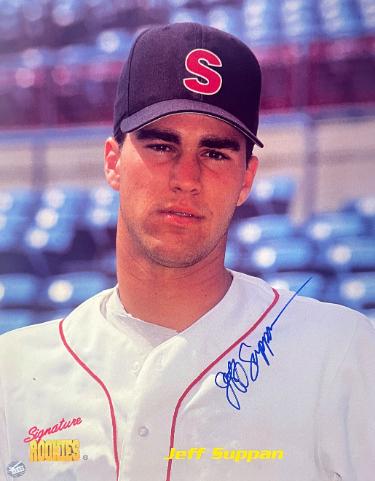 Jeff Suppan Autographed Signature Rookies 8x10 Photo- COA (Cardinals/Red Sox/Brewers)-Powers Sports Memorabilia