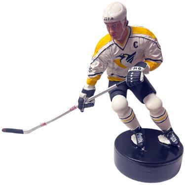 Mario Lemieux Pittsburgh Penguins Salvino 1996 Cold-Cast Porcelain Figurine/Statue- /10,000- COA (7" Tall)- imperfect-Powers Sports Memorabilia