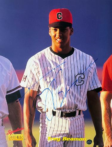 Trey Beamon Autographed Signature Rookies 8x10 Photo- COA (Pirates/Padres/Tigers)-Powers Sports Memorabilia