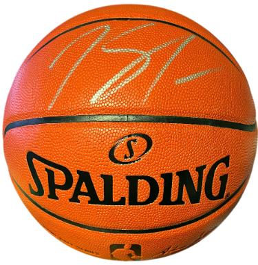 Karl-Anthony Towns Autographed Spalding NBA I/O Rep Game Ball Series Basketball- Fanatics Holo (Minnesota Timberwolves/NY Knicks)-Powers Sports Memorabilia