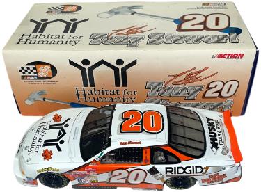 Tony Stewart 1999 1/24 Home Depot Habitat for Humanity #20 Pontiac Action Racing Diecast NASCAR Car- Limited Edition-Powers Sports Memorabilia