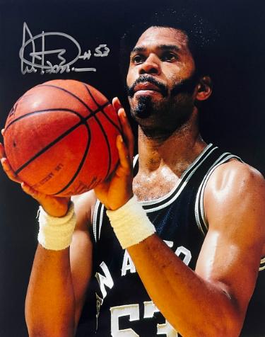 Artis Gilmore Autographed San Antonio Spurs 8x10 Photo #53- COA-Powers Sports Memorabilia