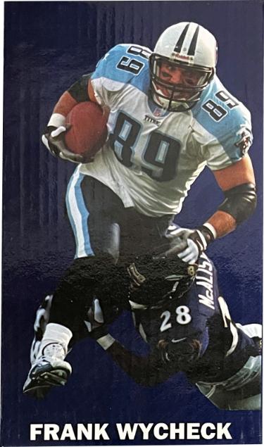 Frank Wycheck Tennessee Titans Bobblehead 2013 Season Ticket Member Gift #89/ NEW-Powers Sports Memorabilia