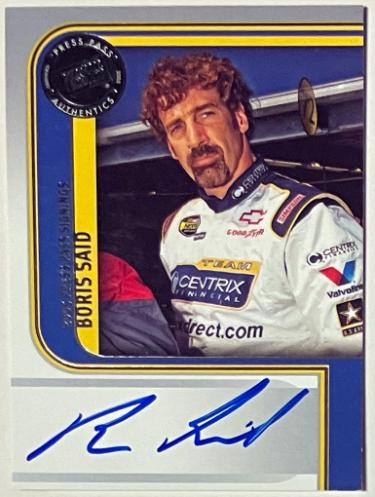Boris Said 2005 Press Pass Authentics Certified NASCAR On Card Auto-Powers Sports Memorabilia